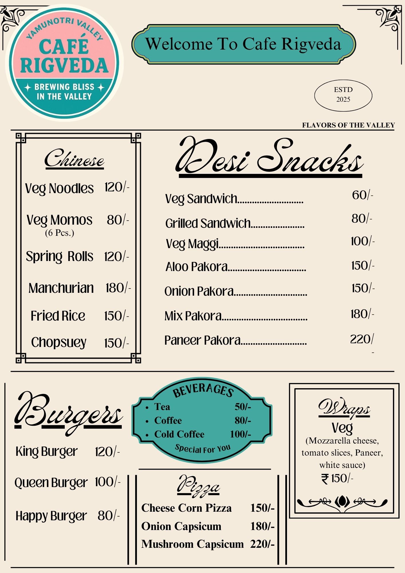 Restaurant Rigveda in Yamunotri Valley Uttarakhand