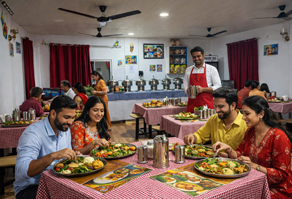 Restaurant Rigveda in Yamunotri Valley Uttarakhand